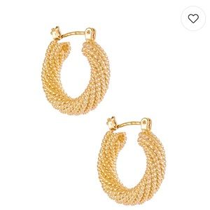 Electric Picks Presley Hoops in Gold